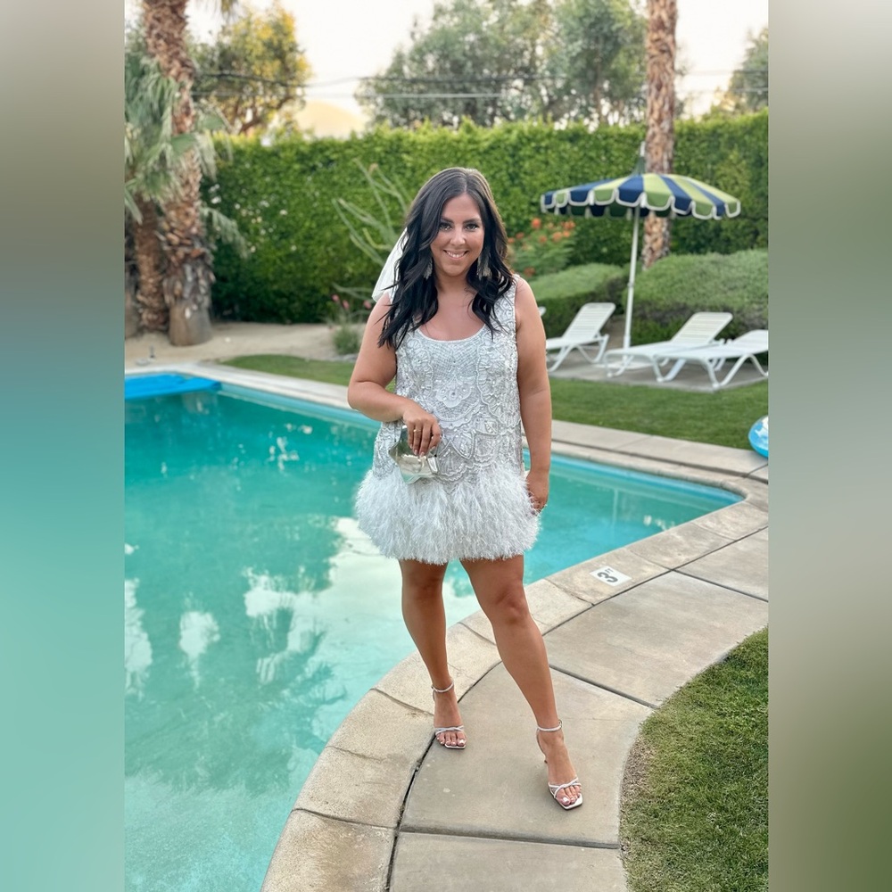 ASOS (Arrange) White Mini Bachelorette Dress